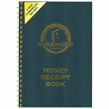 REDIFORM Office 8L810 2-Part Carbonless Money Receipt Book with 300 Sheets 328RED8L810